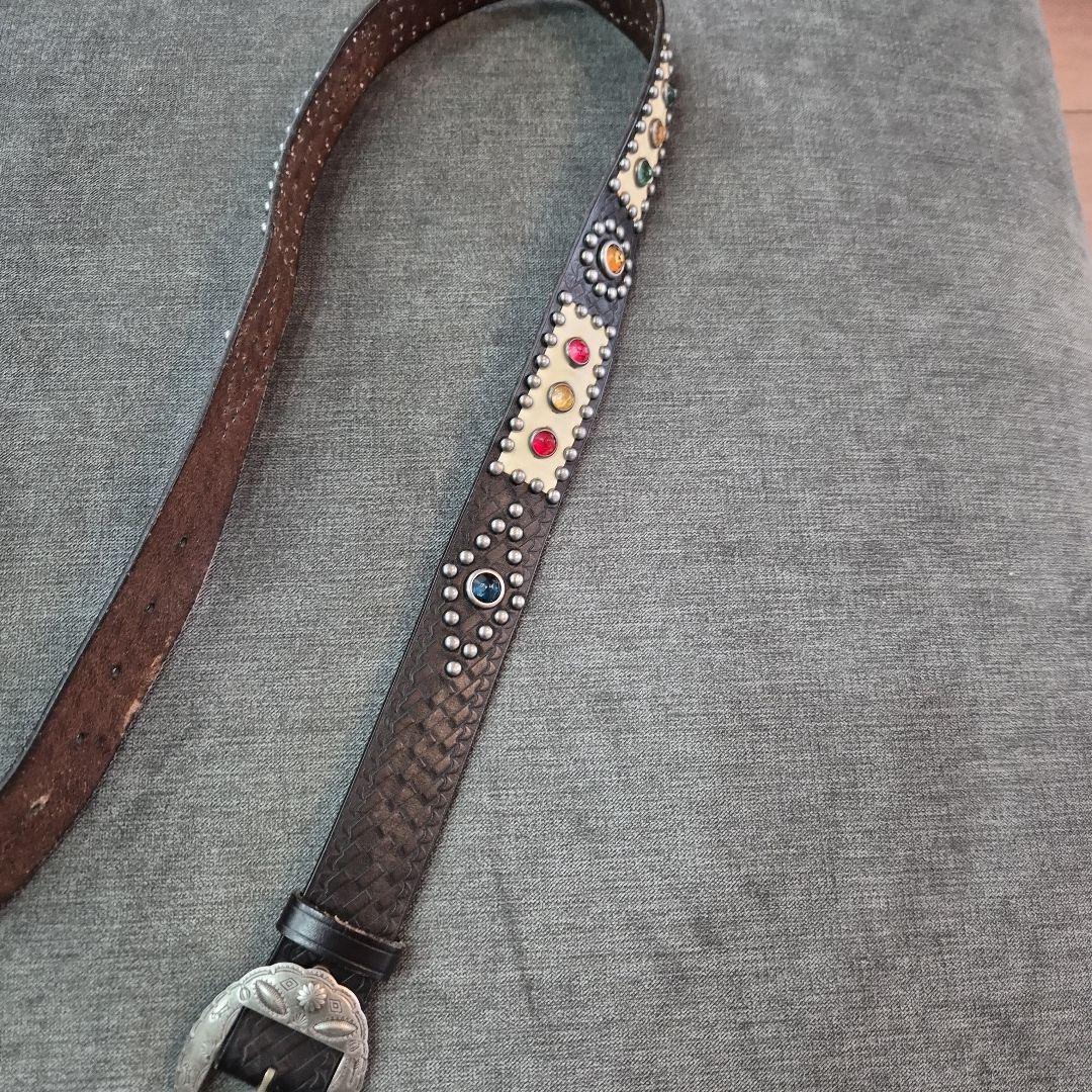 DOUBLE RL ベルト スタッズ 2006年製 ネイティブ
