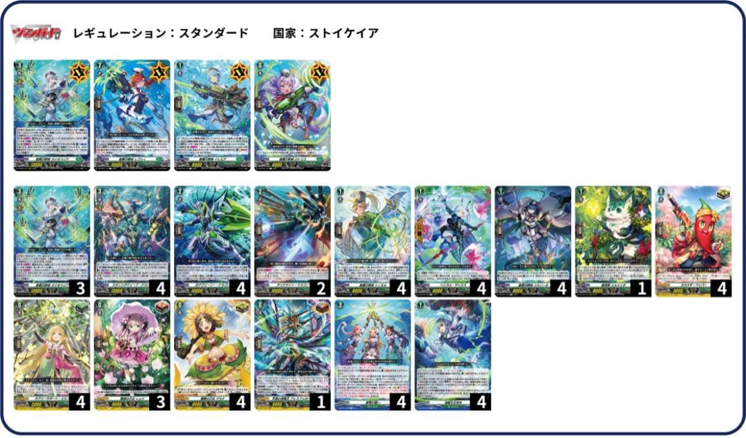 ヴァンガード ストイケイア 蒼奏の歌姫 カリオペイア デッキ - メルカリ