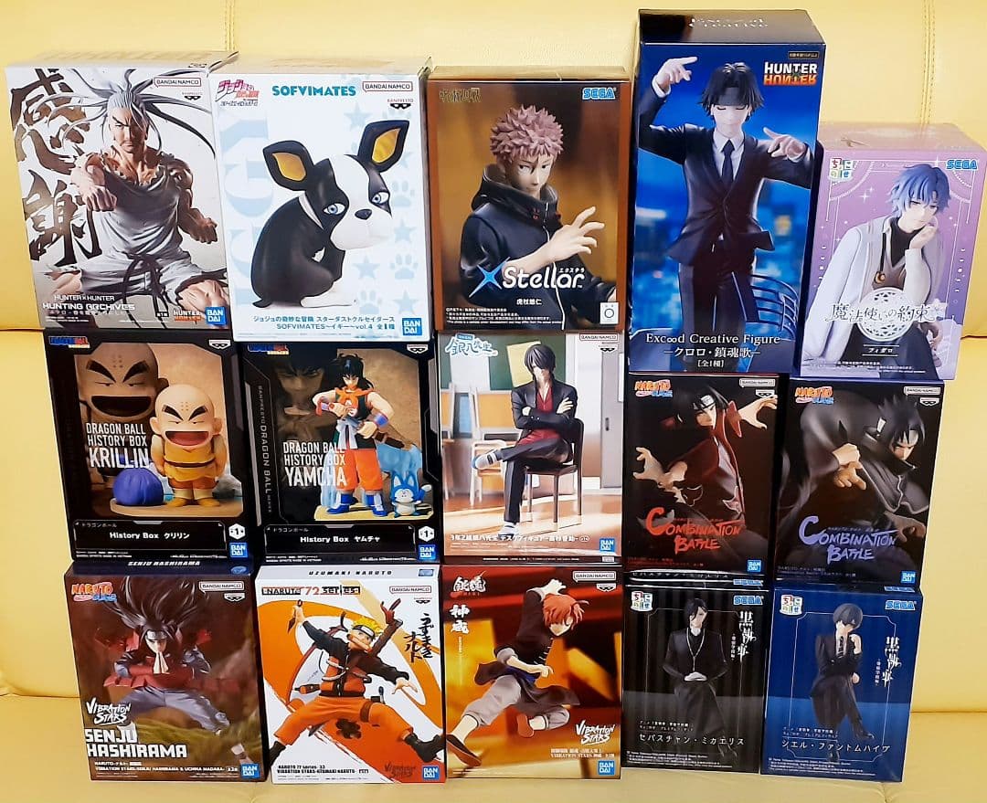 15体セット NARUTO 銀魂 他 プライズ フィギュア まとめ売り - メルカリ