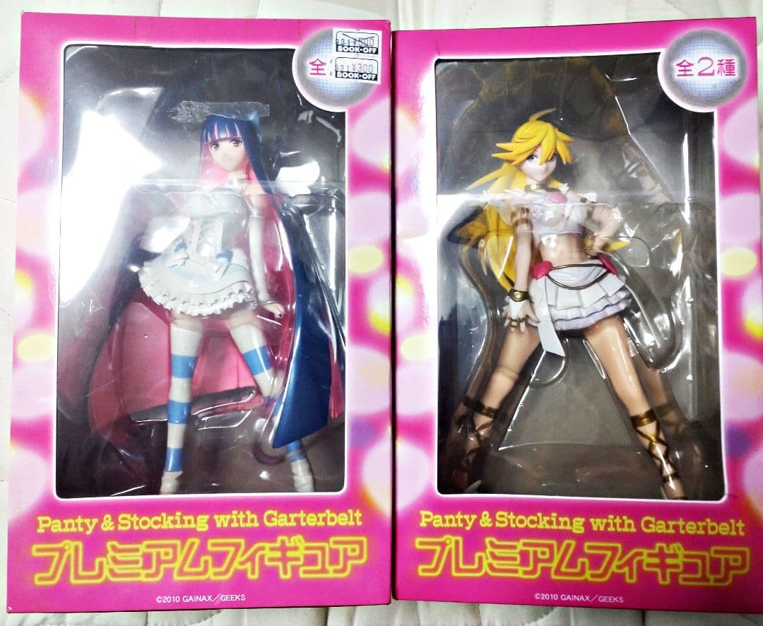 パンティ&ストッキングwithガーターベルト　プレミアムフィギュア　2体セット