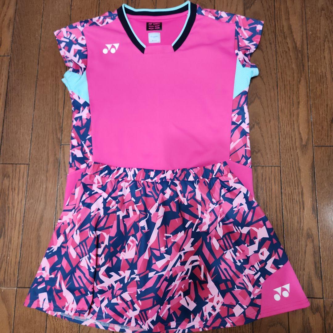 YONEX テニスウェア ピンク ネイビー JP O