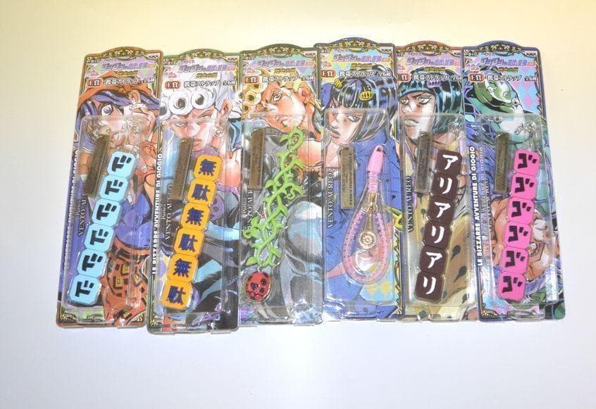 一番くじ　ジョジョの奇妙な冒険　第五部　黄金の風　E賞　 携帯ストラップ　全6種 一番くじ ジョジョの奇妙な冒険・第五部・黄金の風E賞 携帯ストラップ