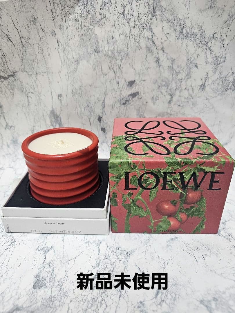 LOEWE トマトリーフ キャンドル170g　ハートキャンドル