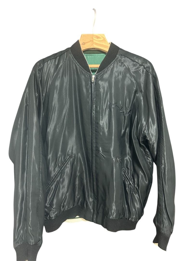 緑金スカジャン Lサイズ テーラー東洋 BEAMS 虎刺繍 - メルカリ