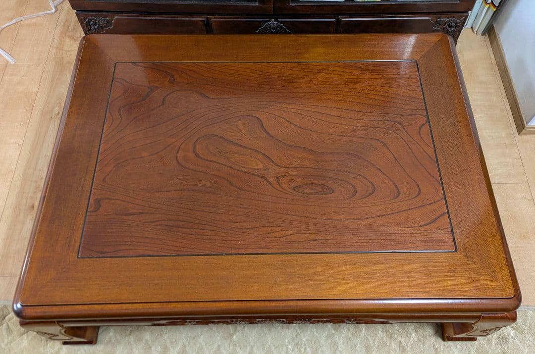 高級 家具調 こたつ 讚高工芸 送風ファン付ヒーターで隅まで暖かい