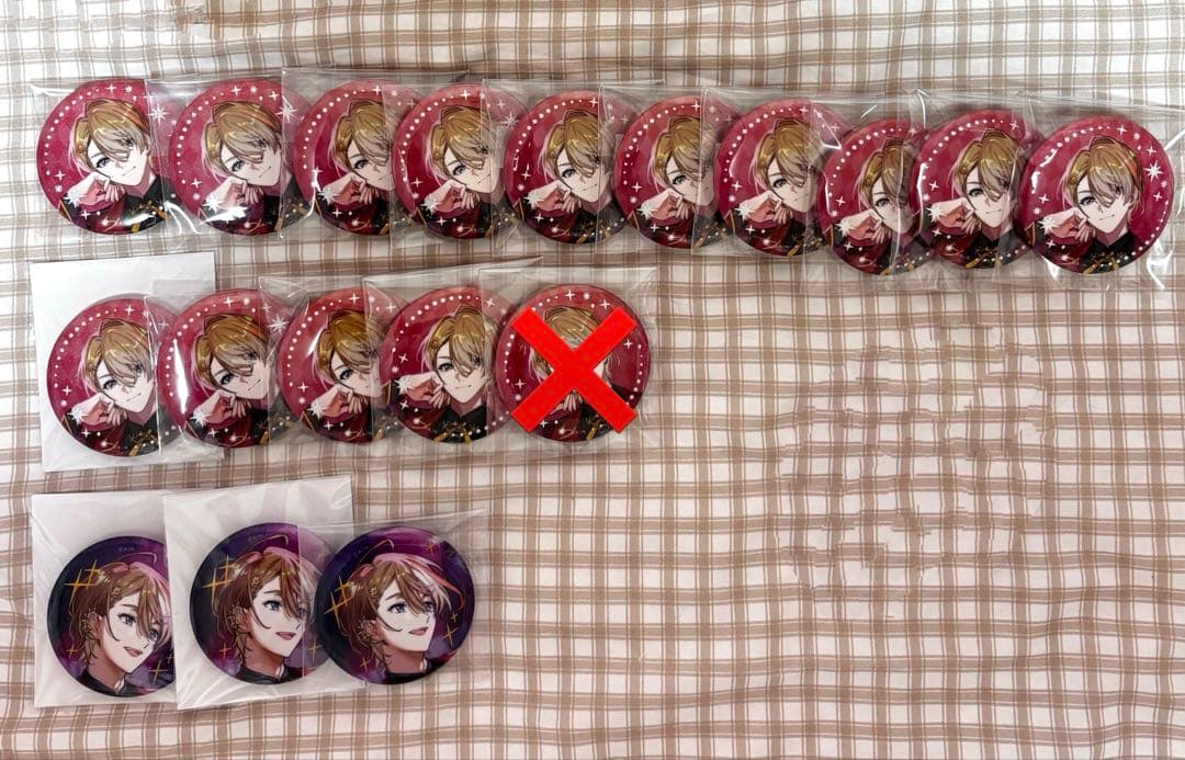 風楽奏斗 IMPACT キラキラ缶バッジ にじさんじ