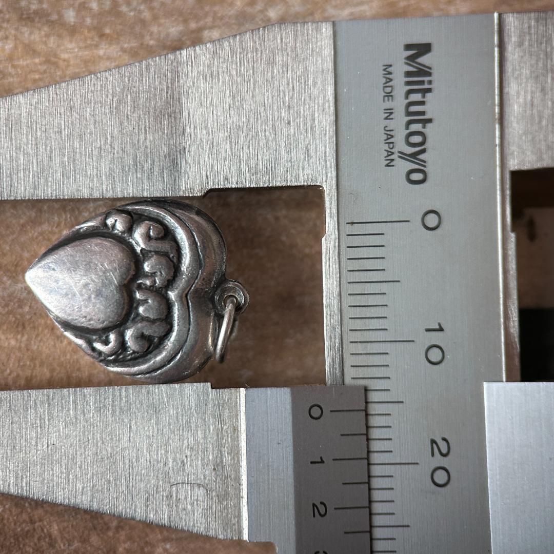 スウィートハートジュエリー 40s WW2 シルバー ハート渦巻き SWIRL