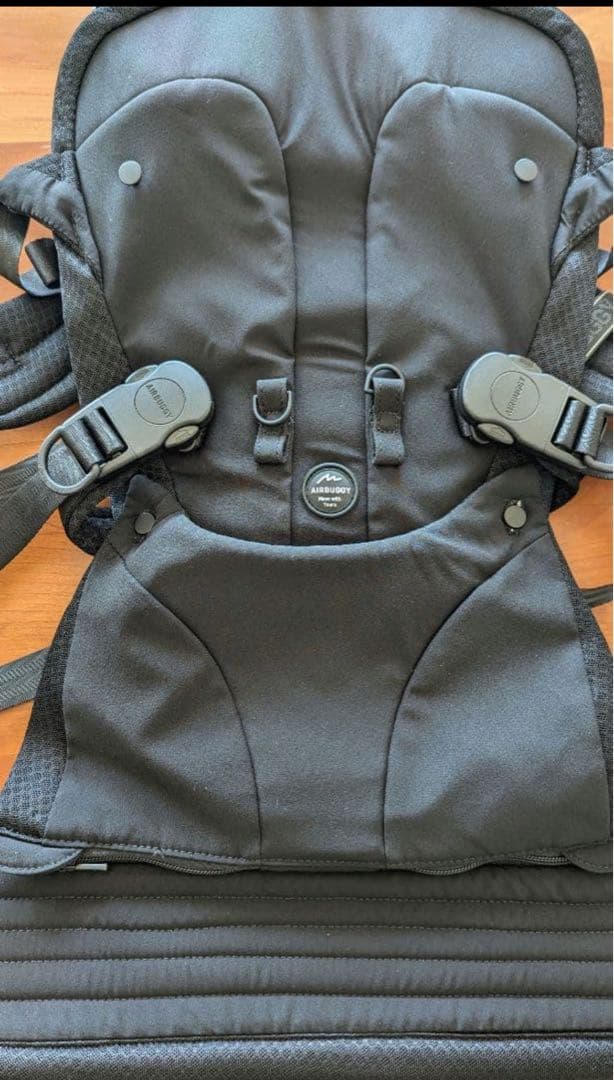 U様　エアバギー　抱っこ紐（メッシュカバーあり）ブラック