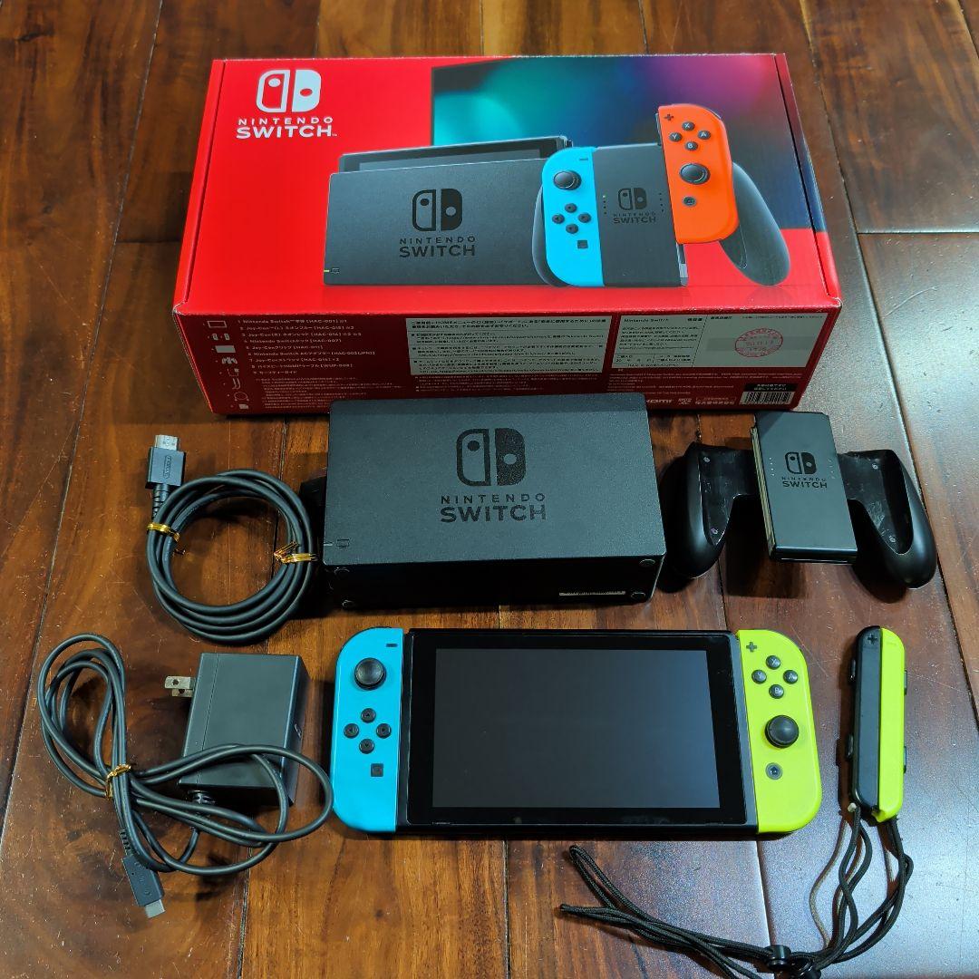 Nintendo Switch 本体 青と黄のジョイコン