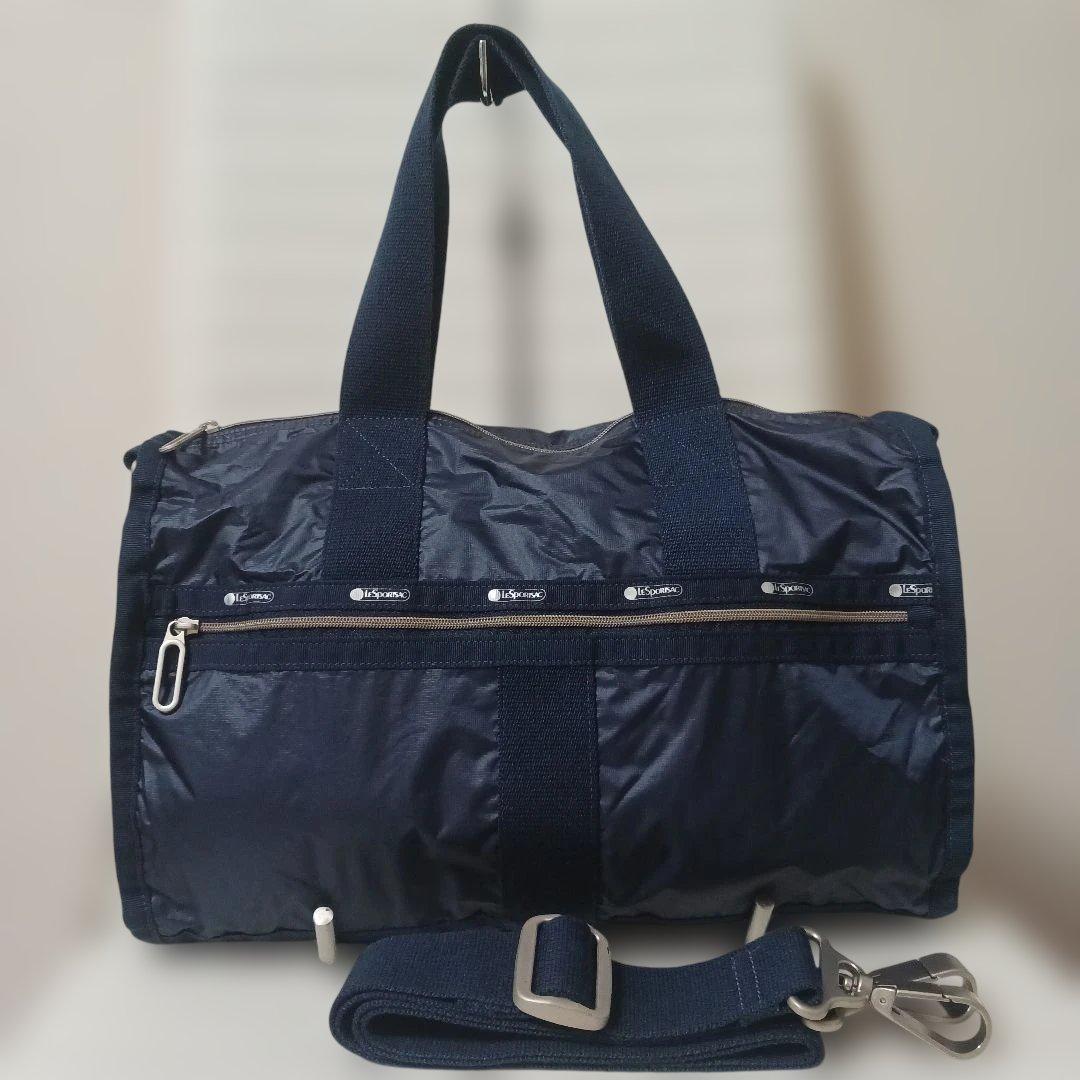 3070【未使用】レスポートサックミニボストンバッグ ネイビー - メルカリ