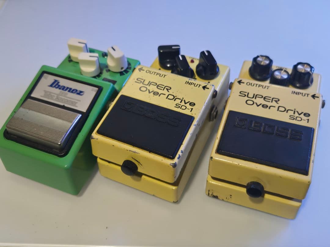 BOSS SD-1 / Ibanez TS-9　セット