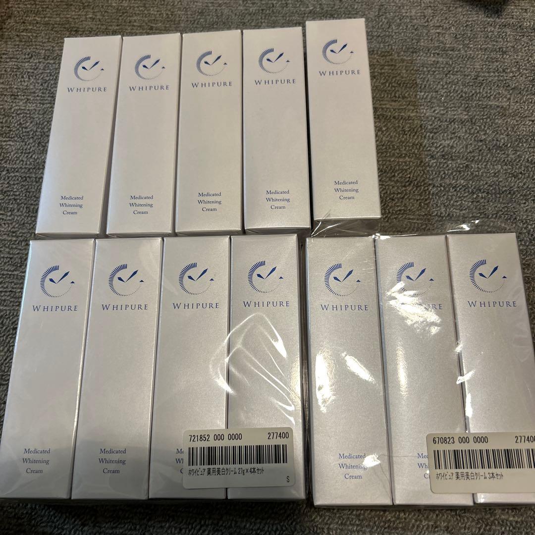 ホワイトピュア薬用美白クリーム27g12本pcクリーム