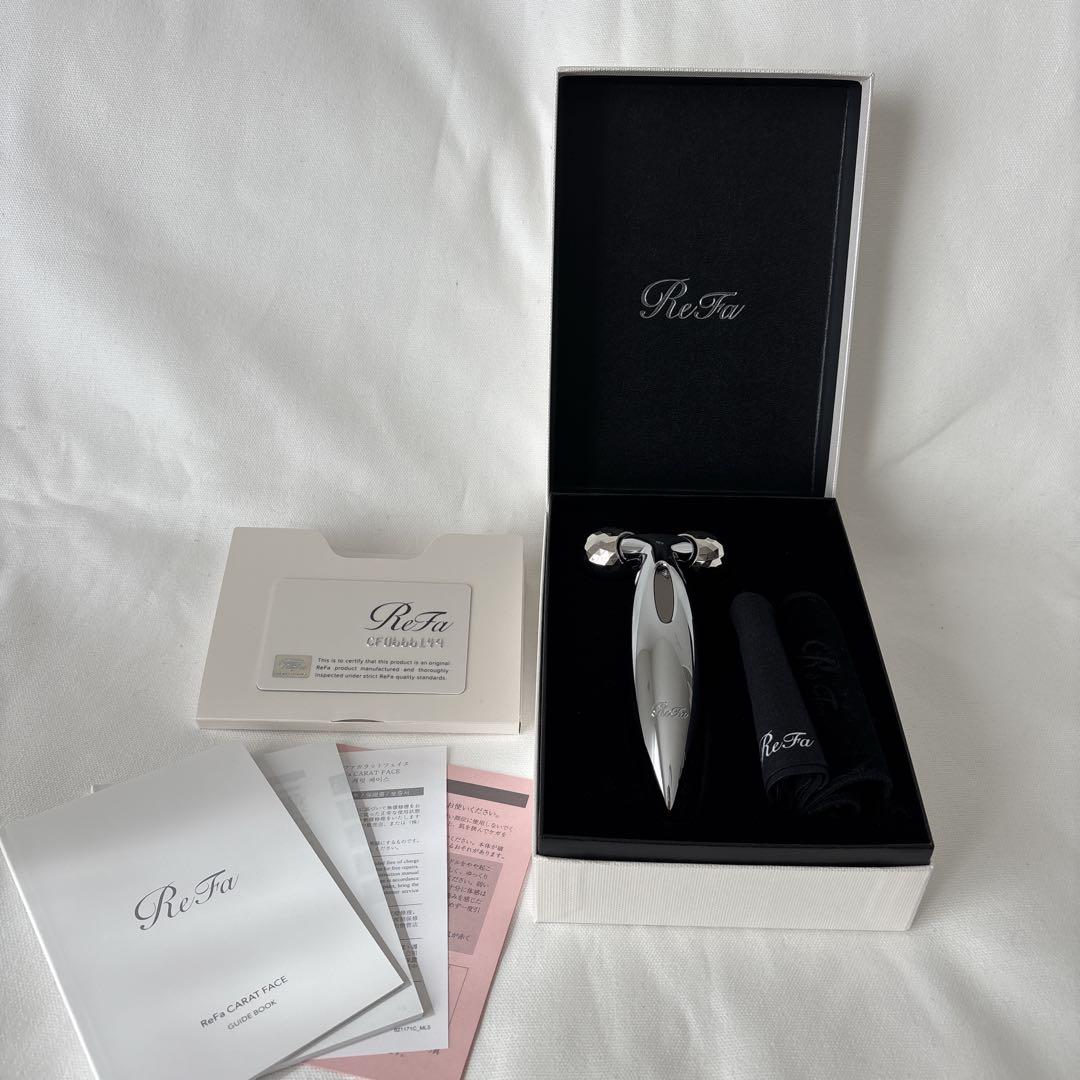 ほぼ未使用 ReFa カラットフェイス RF-CF1842B 美顔ローラー