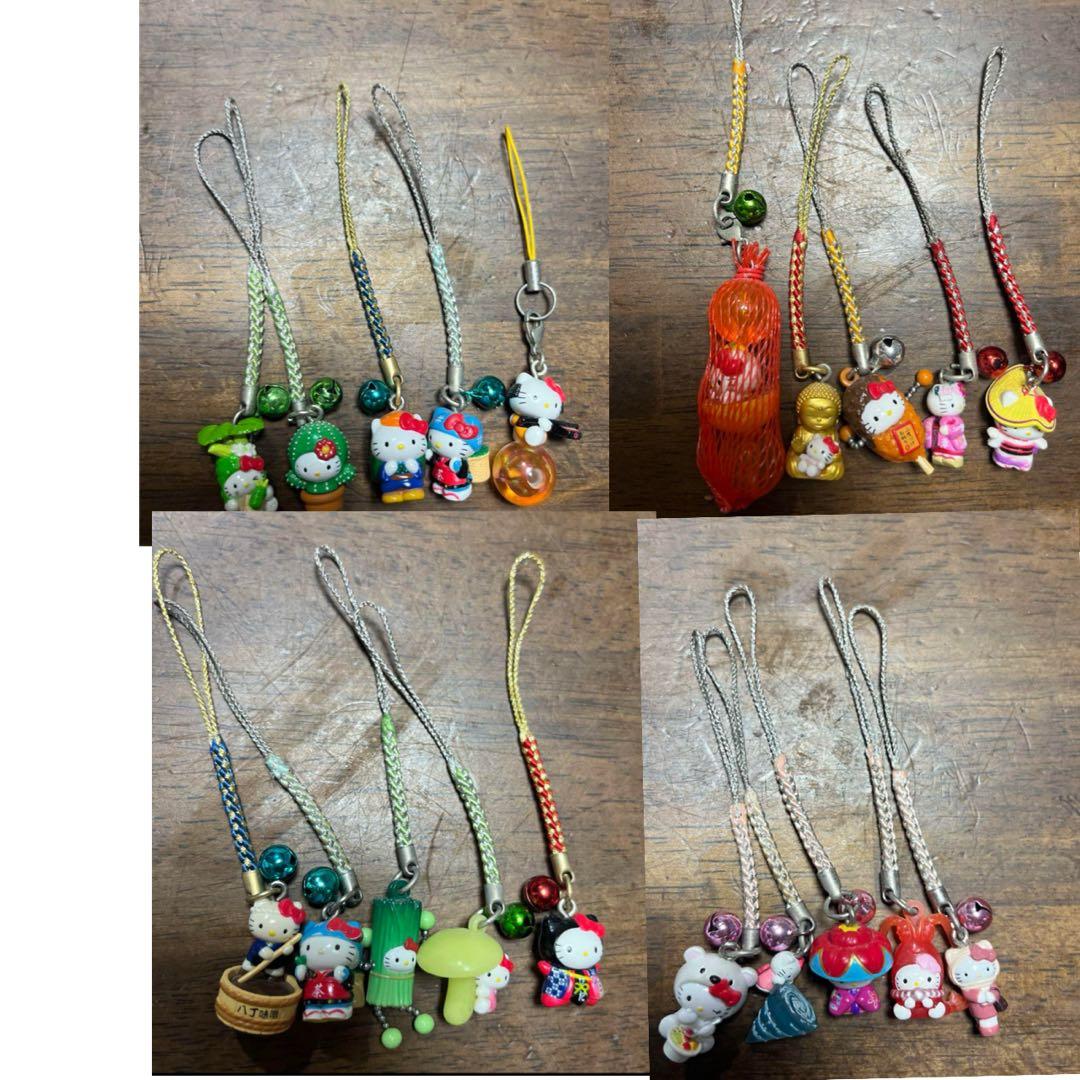 ご当地キティ　根付けストラップ　20個セット