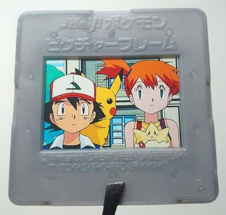 Meiji ポケモン ピクチャーフレーム　サトシ　カスミ　ピカチュウ　トゲピー ポケモンピクチャーフレーム サトシ&ホーホー 金フレーム ゲーム系トイ