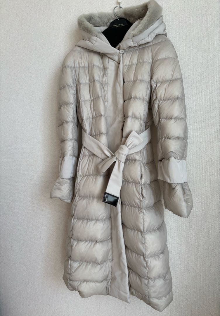マックスマーラ　キューブ　ダウンコート the cube ミンクファー　34
