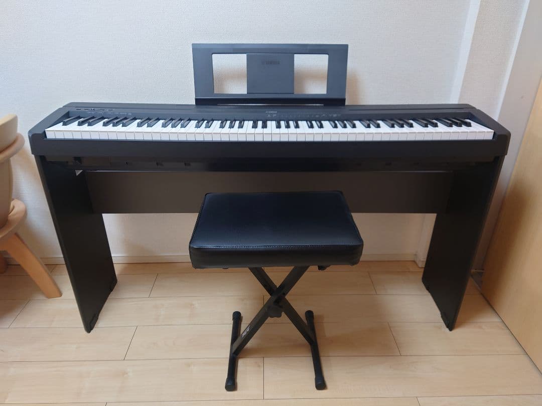 ヤマハ 電子ピアノDIGITALPIANO P-45 中古 千葉県 引取希望 2016年製【買取】YAMAHA（ヤマハ）電子ピアノ P45-B 出張で鎌ヶ谷市