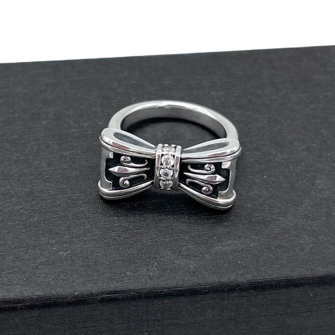 Justin Davis promiseリボン リング　約15.5号