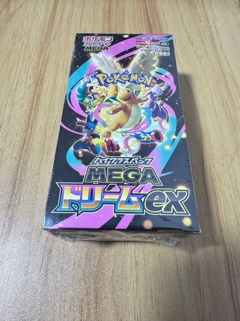 【新品未開封】ドリームex シュリンク付き MEGA ポケモンカード 1box