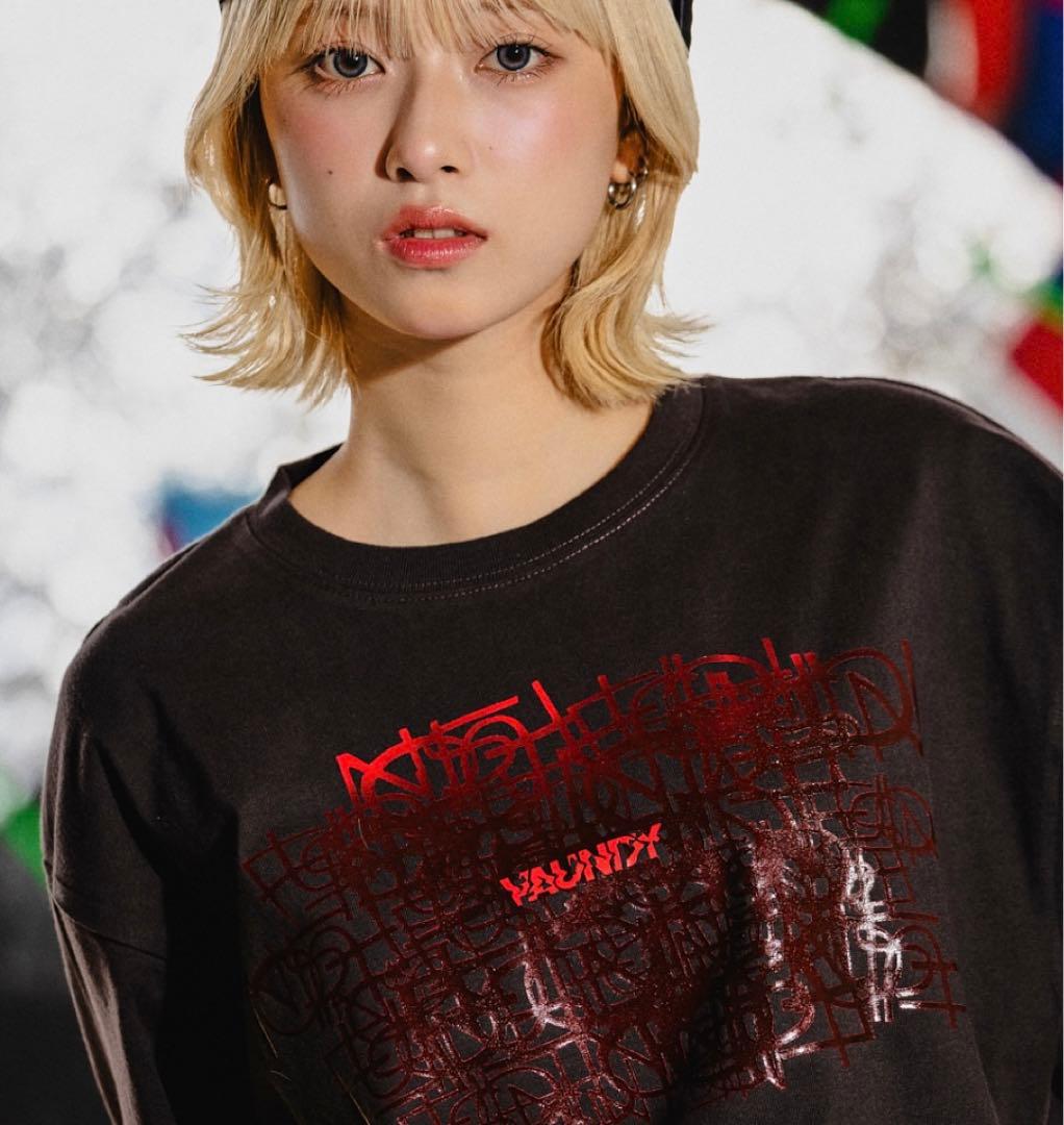 バウンディvaundyツアーグッズFUSION黒赤tシャツmサイズ - メルカリ