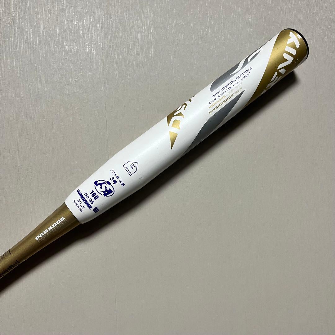 ディマリニ・フェニックス ソフトボール用バット（革・ゴム3号