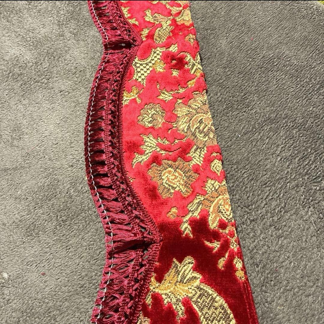 新品 金華山 バレンタイン フロントフリルカーテン デコトラ レトロ