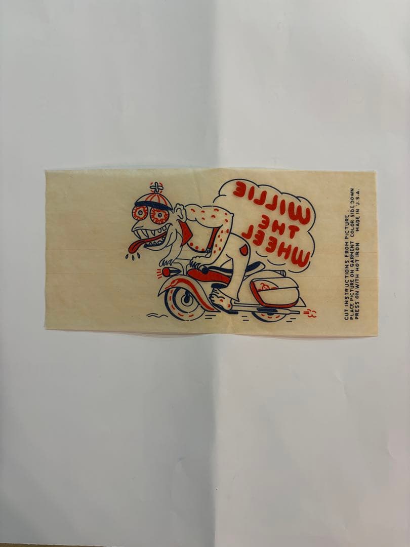 60s 転写　転写シート　山田蓮　オモシーチャンネル　ヴィンテージ