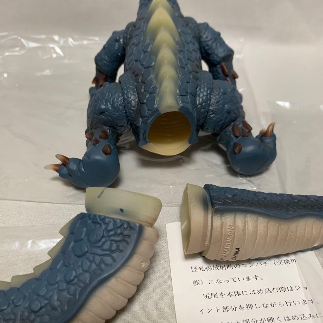 激レア】大怪獣ジメラ ソフビモデル マルサン 箱付き 尻尾2種付き