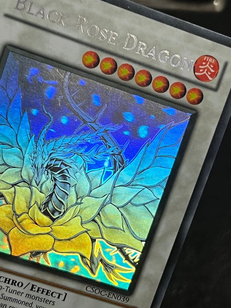 遊戯王 ブラックローズドラゴン 英語 ゴースト ホロ CSOC - メルカリ