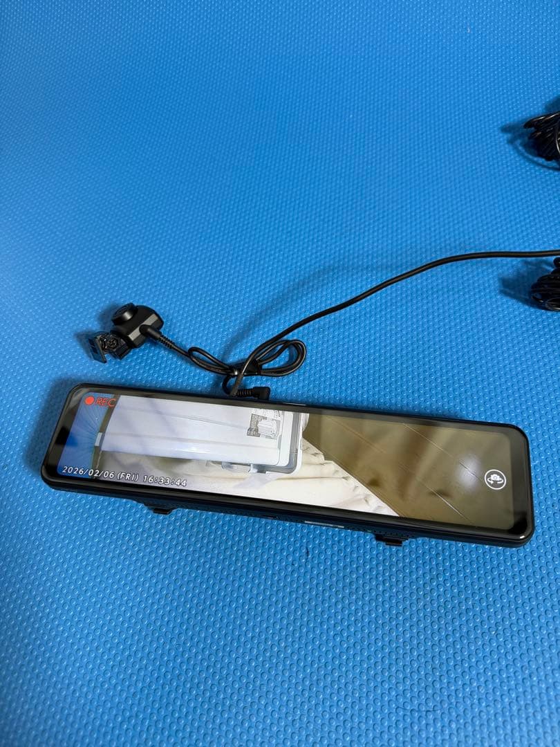 ドライブレコーダー ZDR 038 ルームミラー型 1カメラ付き。 コムテック（Comtec） 人気急上昇 ミラー型ドライブレコーダー ZDR038