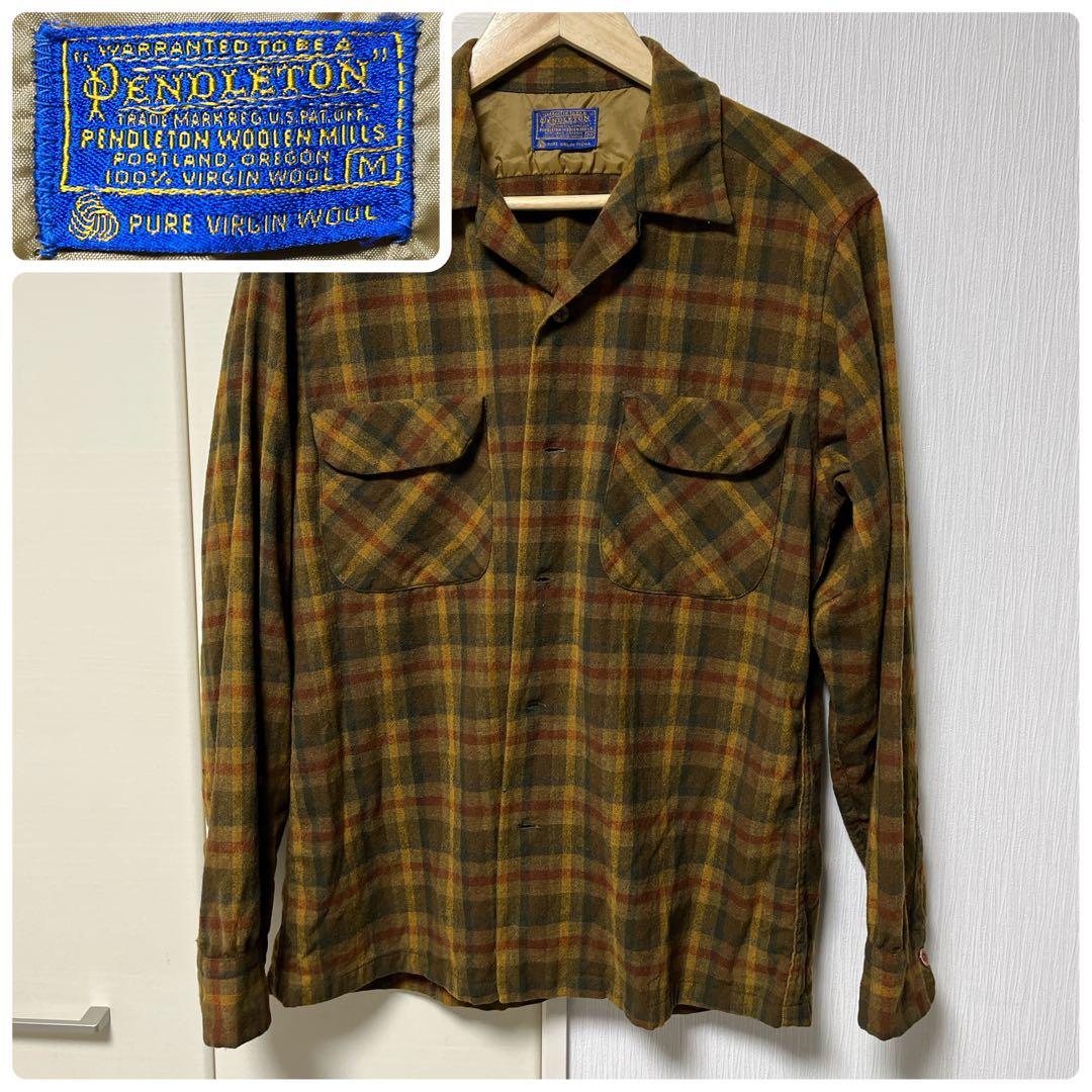 【最終値下げ】60s Pendleton ペンドルトン　ウール　チェック　M