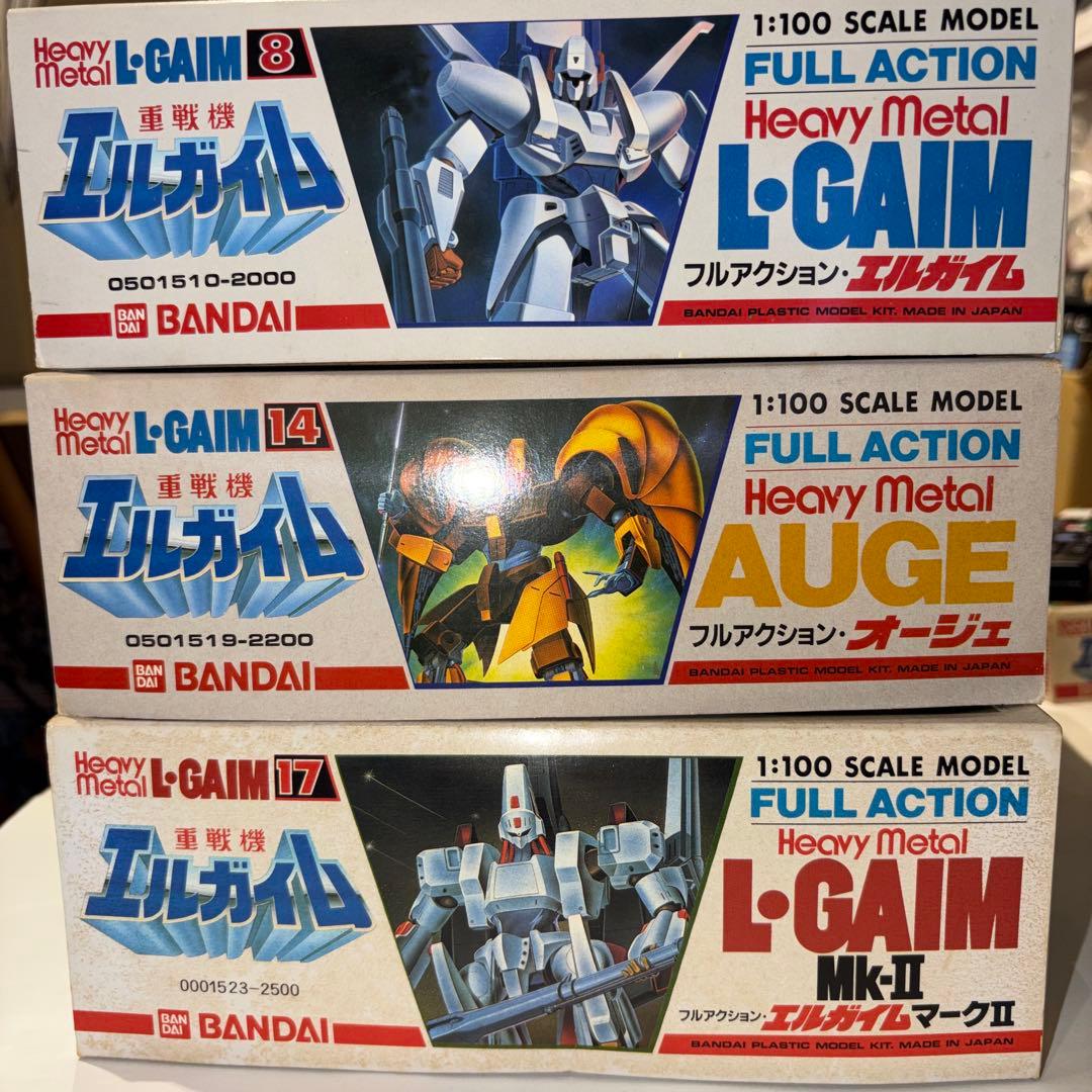 旧キット 1/100 フルアクション エルガイム3点セット Yahoo!オークション - 重戦機エルガイム1/100フルアクションエルガイム