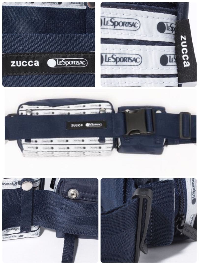 LeSportsac/ZUCCa（ズッカ）コラボ ルーバーテープベルトパック - メルカリ