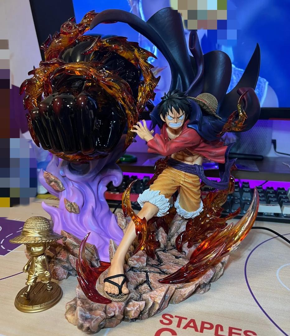 ワンピース レッドロック ルフィ 業火拳銃 ガレージキット フィギュア