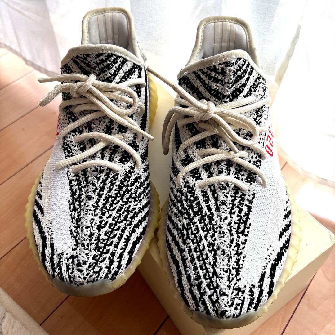 靴 adidas YeezyBoost350 V2 Zebra 26.5cm