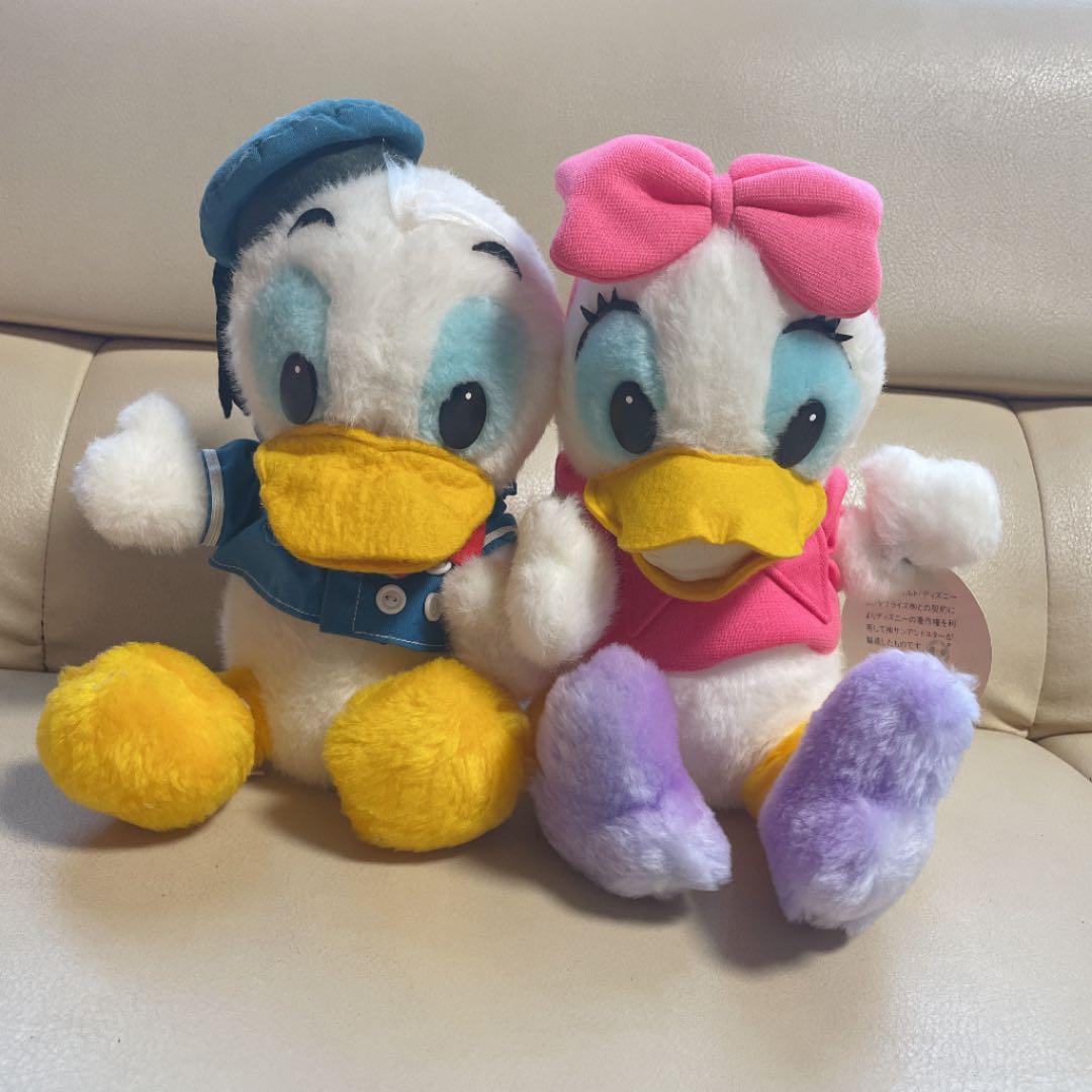 レトロ】ドナルド デイジー ぬいぐるみ - メルカリ