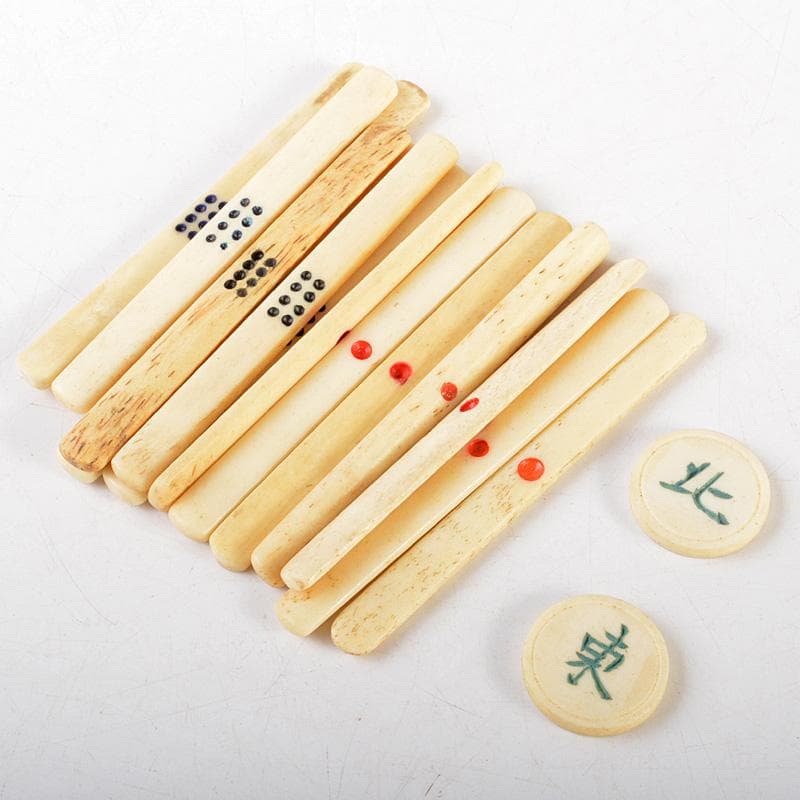 eyeknow74 様専用 竹嵌 練物牌 背竹牌 麻雀牌 木箱付 V 6552 - メルカリ