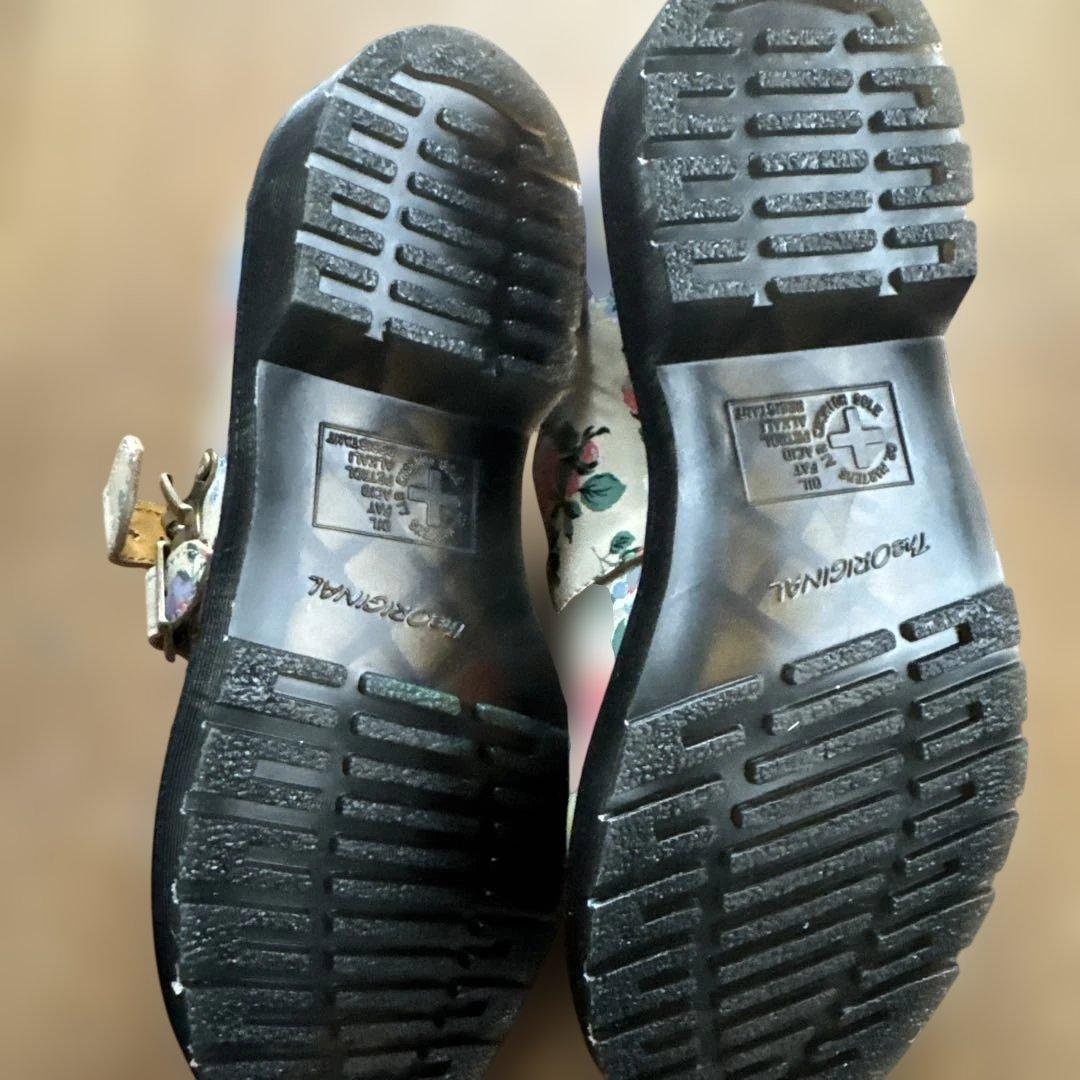 美品 Dr. Martens MSRY JANE 花柄ローファー メリージェーン - メルカリ