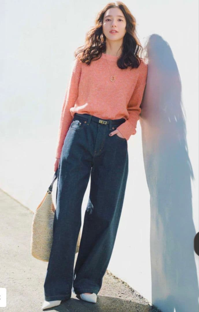 美品】大きいサイズ44＊23区DENIM 見上愛さん ワイドデニム - メルカリ