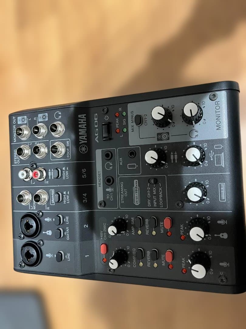 【美品】YAMAHA AG06 ブラック YAMAHA AG06MK2 (中古)