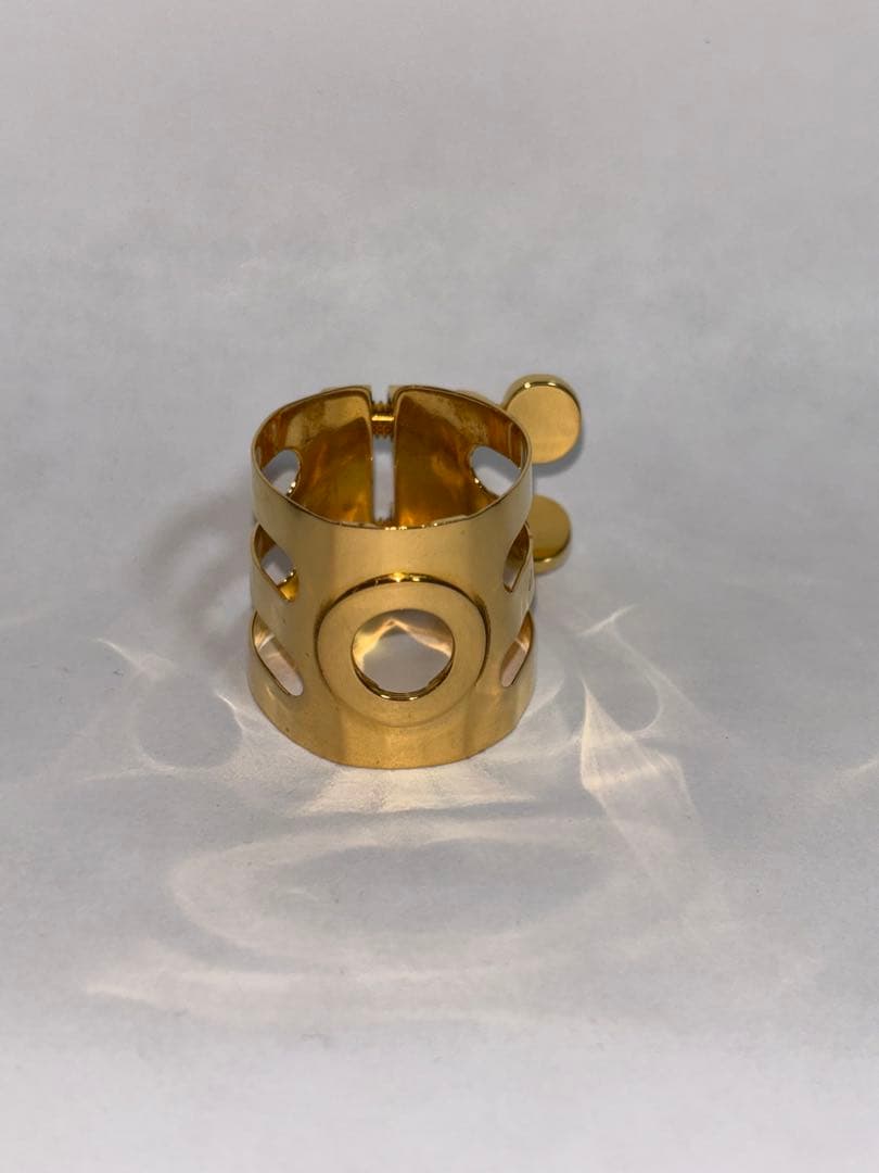 ウッドストーン クラリネット用 金メッキ逆締めリガチャー ケース欠品 WoodStone リガチャーCLヨウ GP リガチャークラリネット/金メッキ