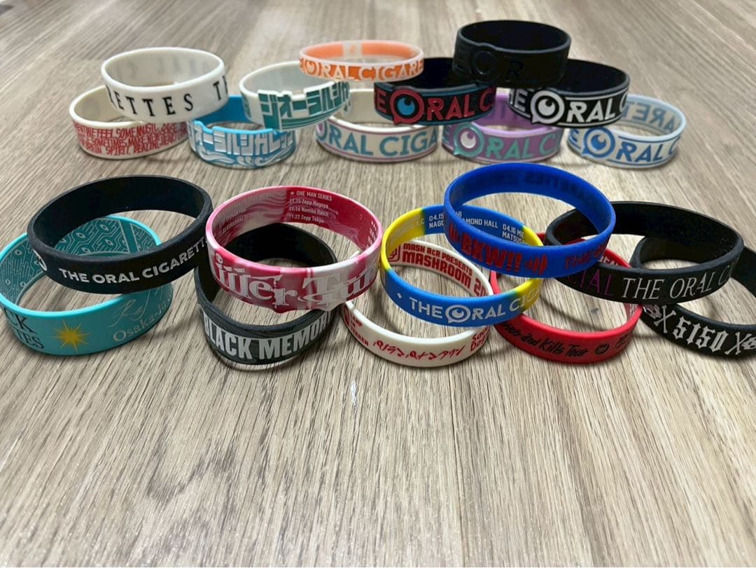 THE ORAL CIGARETTES ラバーバンドセット