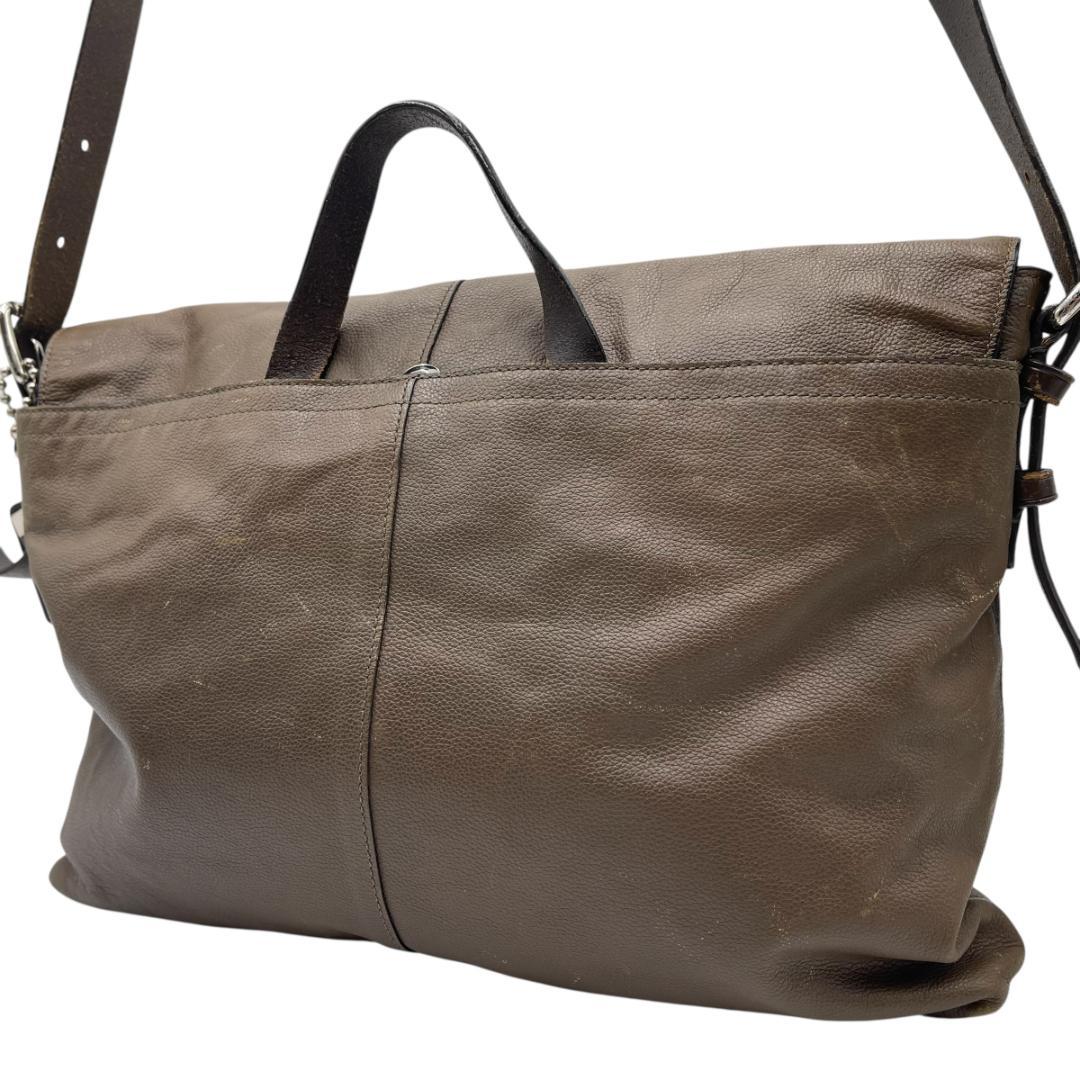 COACH/コーチ レザー トンプソン メッセンジャーバッグ ショルダー