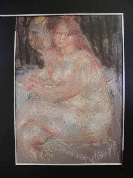 伊藤 清永、裸婦、希少画集画、新品額装付、状態良好