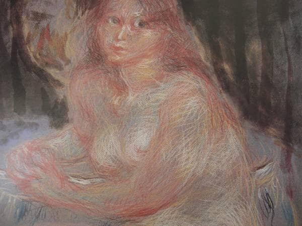 伊藤 清永、裸婦、希少画集画、新品額装付、状態良好