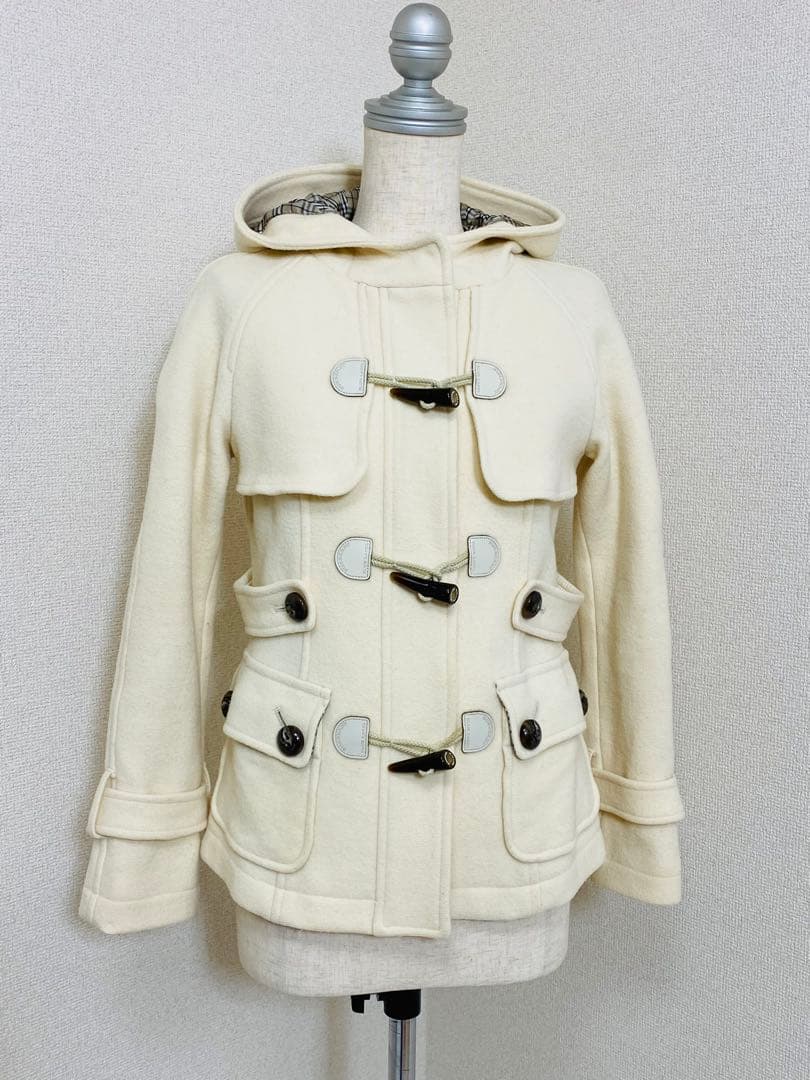 BURBERRY BLUE LABEL ノバチェック ダッフルコート