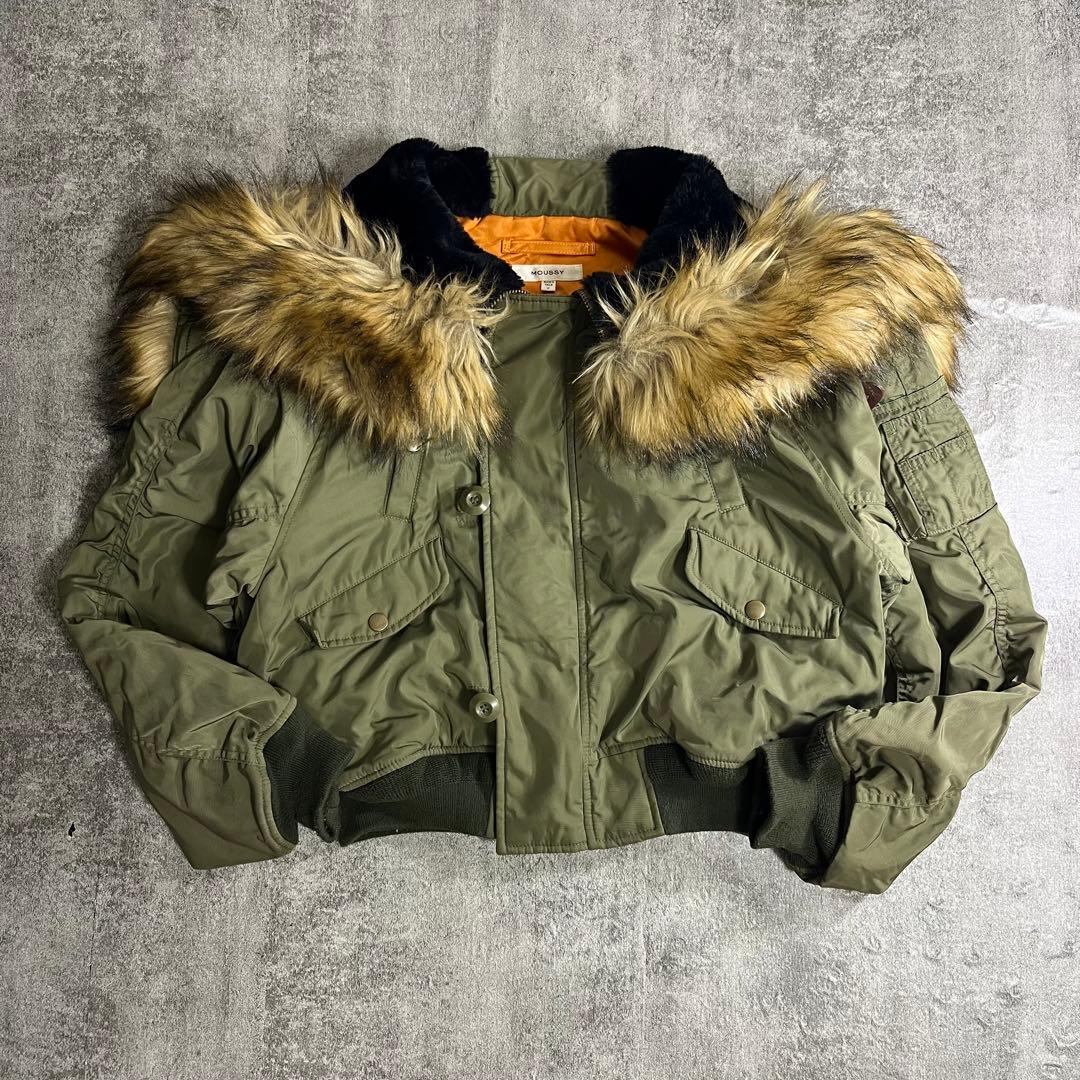 y2k archive グランジ N2B 　短丈　ショート丈　moussy