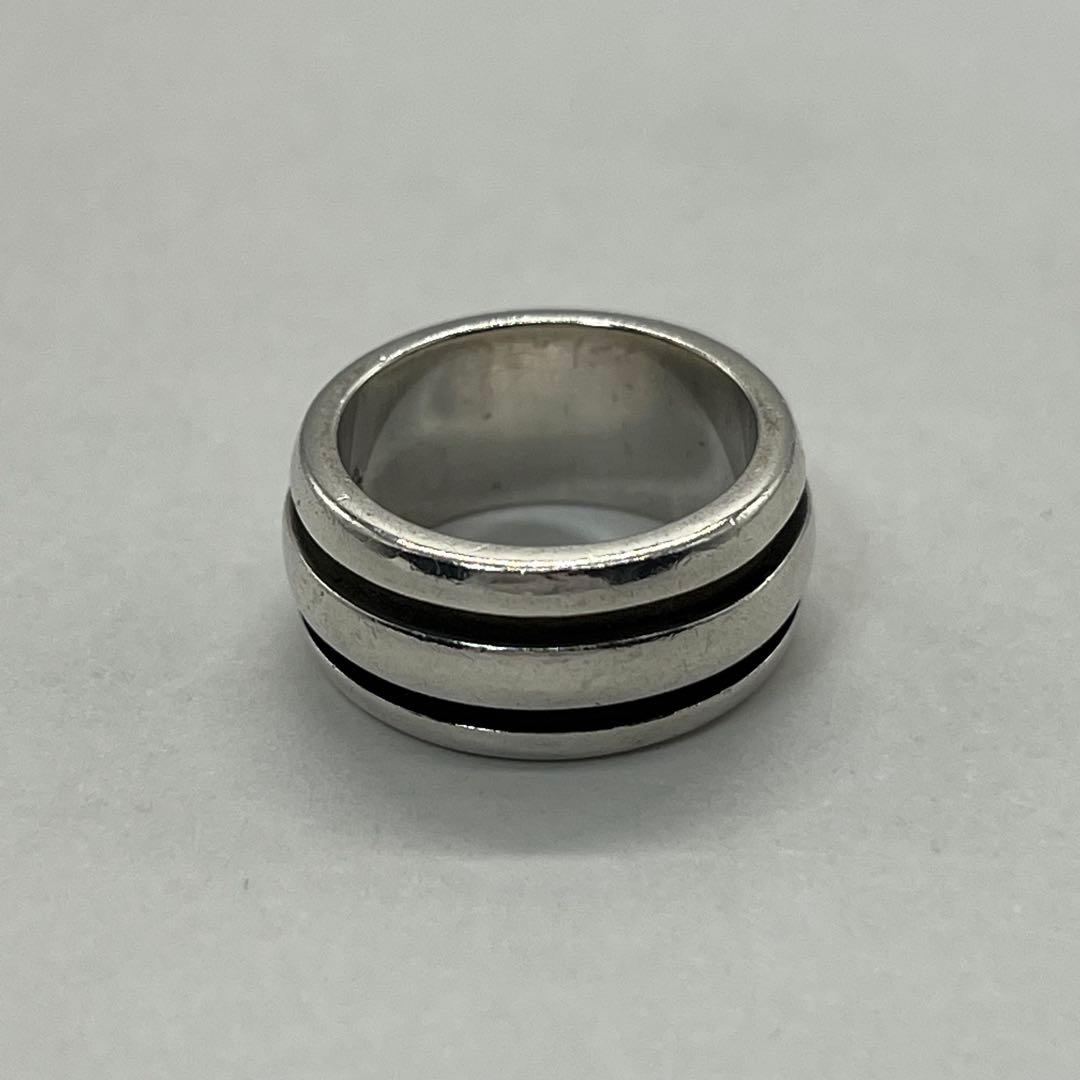 ティファニー TIFFANY グルーブドリング ダブルライン 10号 SV925