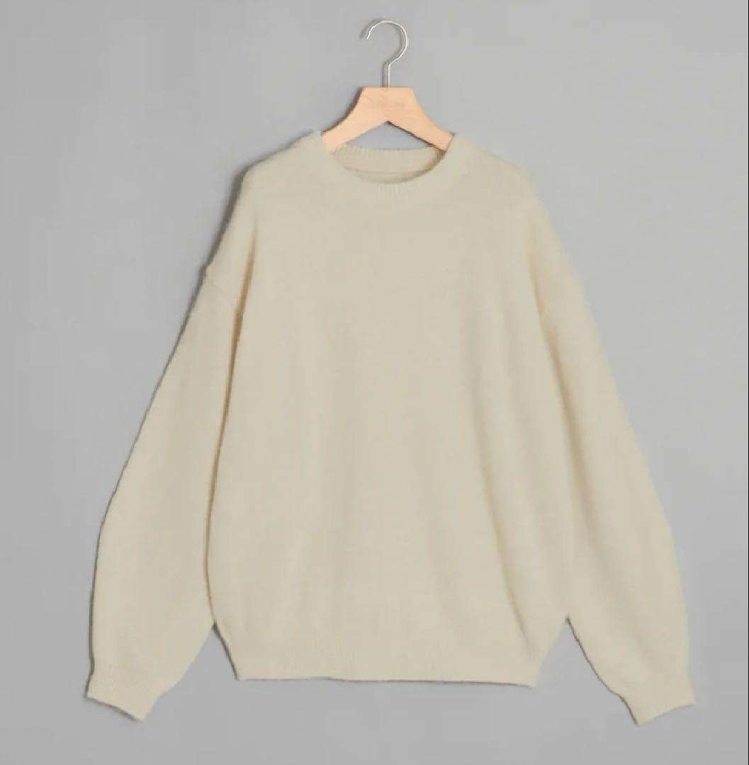 LiSALiSAashiyaリサリサ芦屋ishi ラクーン混コンフォートニット