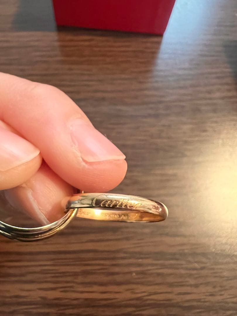 最終価格！Cartier、トリニティリング、サイズ15.5
